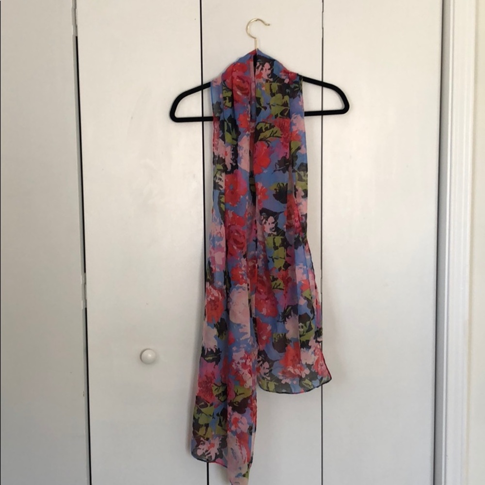 J.Crew Floral Scarf